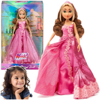 LALKA WINX CLUB GRAND BALL FLORA WRÓŻKA 26 cm RÓŻOWA BŁYSZCZĄCA SUKIENKA