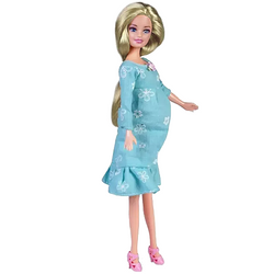 LALKA NATALIA W CIĄŻY MAMA I BOBAS NIEMOWLĘ 29 cm DLA DZIEWCZYNEK