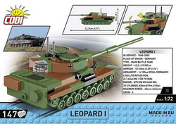 COBI LEOPARD I CZOŁG NIEMIECKI RUCHOMA WIEŻA POLSKIE KLOCKI ARMED FORCES