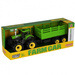 TRAKTOR Z PRZYCZEPĄ Z NAPĘDEM CIĄGNIK FARMA RANCZO DŹWIĘK ŚWIATŁA ZIELONY