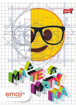 ZESZYT A5 EMOJI 60 KRATKA  MATEMATYKA  UNIPAP 