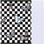 ZESZYT A5 KRATKA 32 KARTKI 70g/m2 SZKOLNY OKŁADKA LAMINOWANA ST. MAJEWSKI