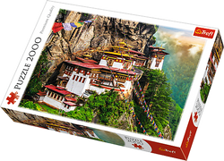 PUZZLE 2000 ELEMENTÓW TYGRYSIE GNIAZDO BHUTAN UKŁADANKA - 27092 TREFL