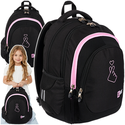 PLECAK SZKOLNY MŁODZIEŻOWY ST.RIGHT MAJEWSKI BP-06 SERDUSZKO K-POP LOVER