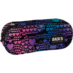 PLECAK SZKOLNY DERFORM BACKUP X18 2w1 PIÓRNIK DANCE HEARTS NEON SERDUSZKA