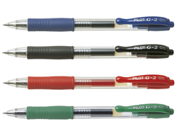 DŁUGOPIS AUTOMATYCZNY ŻELOWY ZIELONY WKŁAD PILOT G-2 SZKOLNY BIUROWY