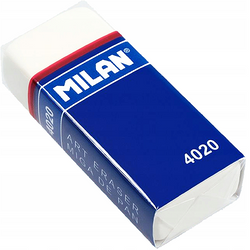 GUMKA DO ŚCIERANIA MAZANIA W KARTONOWEJ OSŁONCE BIAŁA 4020 MILAN - 3 szt.