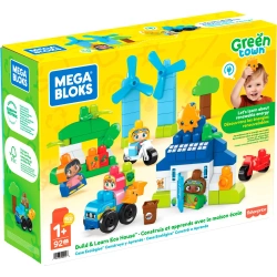 MEGA BLOKS KLOCKI KONSTRUKCYJNE DLA MALUCHA ECO HOUSE EKODOMEK 92 EL.