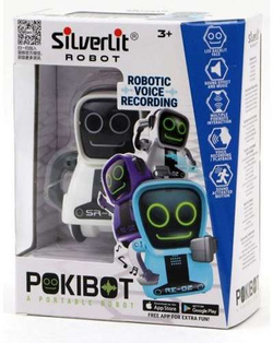 POKIBOT MINI ROBOT MÓWI TAŃCZY BIAŁY - SILVERLIT