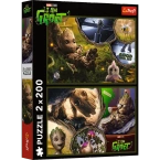 PUZZLE MARVEL JA JESTEM GROOT 2x200 EL. STRAŻMICY GALAKTYKI TREFL 13315