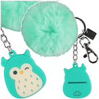 SQUISHMALLOWS BRELOK PLUSZOWY ZAWIESZKA POMPON DO KLUCZY SOWA WINSTON