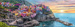 PUZZLE 500 ELEMENTÓW PANORAMA VERNAZZA WŁOCHY KRAJOBRAZ - 29516 TREFL