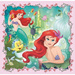 PUZZLE 3W1 ROSZPUNKA AURORA ARIELKA - TREFL 34842