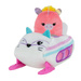 SQUISHMALLOW JEDNOROŻEC - POJAZD Z MINI PLUSZAKIEM