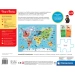 ODKRYWAMY ŚWIAT MAPA PUZZLE 124 ELEMENTY QUIZY CIEKAWOSTKI CLEMENTONI