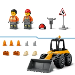 LEGO CITY ŁADOWARKA KOŁOWA ŻÓŁTA POJAZD BUDOWLANY FIGURKI 81 EL. 60450