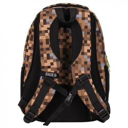 PLECAK SZKOLNY MŁODZIEŻOWY PIKSELE PIXEL DLA FANA MINECRAFT O68 BACKUP