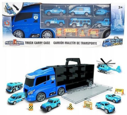 CIĘŻARÓWKA LAWETA WALIZKA AUTA POLICJA AKCESORIA