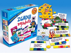 GRA KARCIANA ZGADUJ ZGADULA OBRAZKOWE ZAGADKI RODZINNA TOWARZYSKA GRANNA