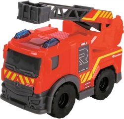 ZESTAW POJAZDÓW KOPARKA WYWROTKA TRAKTOR Z PRZYCZEPĄ STRAŻ DICKIE TOYS