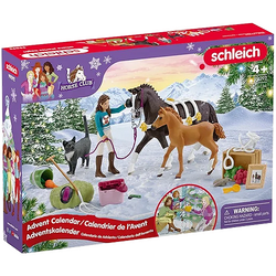 SCHLEICH KALENDARZ ADWENTOWY HORSE CLUB KONIE ZWIERZĘTA FIGURKI AKCESORIA