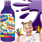 FARBA PLAKATOWA SZKOLNA BAMBINO 500 ml W BUTELCE MAJEWSKI FIOLETOWA