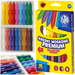 KREDKI WOSKOWE PREMIUM 18 KOLORÓW SZKOLNE INTENSYWNE ARTYSTYCZNE ASTRA