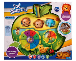 PAD MUZYCZNY DOTYKOWY JABŁUSZKO ŁĄKA ZWIERZAKI