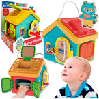 MONTESSORI DOMEK EDUKACYJNY SENSORYCZNY DREWMIANA FIGURKA CLEMENTONI