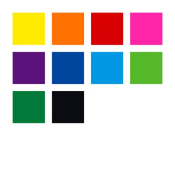 DłUGOPIS KULKOWY TRÓJKĄTNY M STAEDTLER 10 KOLORÓW BIUROWY WYRAZISTY