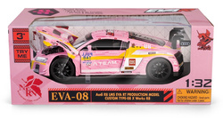 AUDI R8 LMS 2015 EVA RT SAMOCHÓD METALOWY POJAZD ŚWIATŁO DŹWIĘK NAPĘD 1:32
