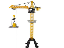 DUŻY DŹWIG ŻURAW BUDOWLANY 90 cm ZDALNIE STEROWANY NA PILOT WIEŻA EIFFLA