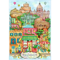 PUZZLE 1000 ELEMENTÓW O PÓŁNOCY W BARCELONIE HISZPANIA TREFL 12074