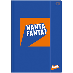 TECZKA NA DOKUMENTY A4 Z GUMKĄ FANTA KARTONOWA MAT+UV INTERDRUK