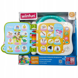 KSIĄŻECZKA INTERAKTYWNA EDUKACYJNA DWUJĘZYCZNA PL ANG PIERWSZE SŁOWA WINFUN