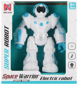 ROBOT INTERAKTYWNY SPACE WARRIOR RUCHOMY ŚWIATŁO DŹWIĘK NIEBIESKI