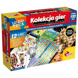 GRY PLANSZOWE LOGICZNE STRATEGICZNE RODZINNE 100 GIER LUDOTECA LISCIANI