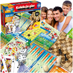 GRY PLANSZOWE LOGICZNE STRATEGICZNE RODZINNE 100 GIER LUDOTECA LISCIANI