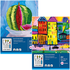 BLOK DO MALOWANIA CREATINIO A4 BIAŁY 20 KARTEK 120g TOP 2000 - 2 sztuki