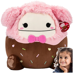 SQUISHMALLOWS PLUSZAK MASKOTKA CZEKOLADOWA WIELKA STOPA YETI BRINA 40 cm
