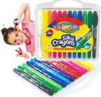  KREDKI WYKRĘCANE ŻELOWE ŚWIECOWE PASTELOWE OLEJNE 3w1 COLORINO 12 kolorów