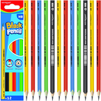 OŁÓWEK DREWNIANY HB KEYROAD SZKOLNY TRÓJKĄTNY WYTRZYMAŁY 12 SZTUK