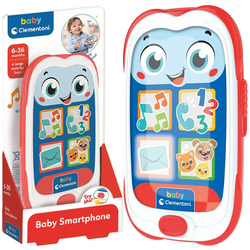 SMARTFON TELEFON INTERAKTYWNY EDUKACYJNY ODGŁOSY ZWIERZĄT CLEMENTONI