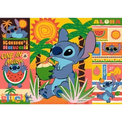 PUZZLE 500 ELEMENTÓW LILO I STITCH WAKACJE HAWAJE UKŁADANKA 37483 TREFL