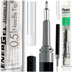 WKŁAD DO CIENKOPISU KULKOWEGO DŁUGOPISU PENTEL 0,5 mm LRN5 ZIELONY