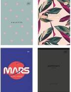 BRULION ZESZYT B5 KRATKA 96 KARTEK MIX INTERDRUK