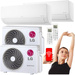 KLIMATYZATOR ŚCIENNY LG STANDARD 2 2,5kW WiFi COMFORT AIR NAWIEW 4D - 2szt