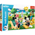 PUZZLE MAXI DUŻE 24 EL. MYSZKA MIKI W GRONIE PRZYJACIÓŁ DISNEY TREFL 14344