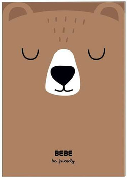 ZESZYT A4 W KRATKĘ 32 KARTKI 90g ZWIERZĄTKA BB FRIENDS GIRLS INTERDRUK