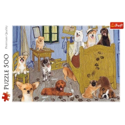 PUZZLE 500 ELEMENTÓW POKÓJ VAN GOGHA PSIA REWOLUCJA UKŁADANKA 37539 TREFL